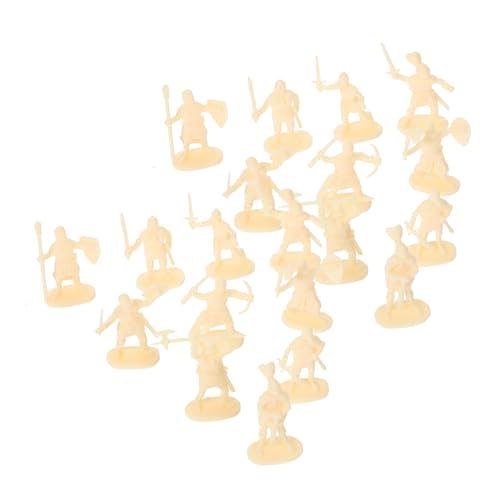 FRCOLOR 200 Stück Mini Soldaten Figuren Realistische Ritter Modelle für Miniatur Szenen und Schulprojekte für Garten und Mehr von FRCOLOR