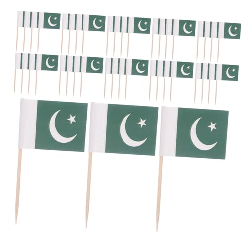 FRCOLOR 200 Stück Pakistanische Zahnstocherflagge Snack-vorspeise Auswählen Cocktailstäbchen Für Partys Sandwich-auswahl Cocktail Picks Country Picks Partydekoration Papier Grün FRCOLOR 200 Stück Pakistanische Zahnstocherflagge Snack-vorspeise Auswählen Cocktailstäbchen Für Partys Sandwich-auswahl Cocktail Picks Country Picks Partydekoration Papier Grün von FRCOLOR