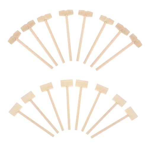 FRCOLOR 20Stücke Mini Holz Hämmer Cracking Mallets für Meeresfrüchte Vielseitiges für Kuchenschläger Bruchsicheres Holz zum Knacken von Muscheln FRCOLOR 20Stücke Mini Holz Hämmer Cracking Mallets für Meeresfrüchte Vielseitiges für Kuchenschläger Bruchsicheres Holz zum Knacken von Muscheln von FRCOLOR