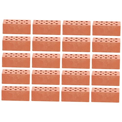 FRCOLOR 20Stücke Miniatur Ziegelsteine für DIY Sandtisch Layouts Handgefertigte Dekoration für Architektur Bahnhöfe und Mehr Langlebige und Glatte Backsteinmodelle für Kreative Projekte FRCOLOR 20Stücke Miniatur Ziegelsteine für DIY Sandtisch Layouts Handgefertigte Dekoration für Architektur Bahnhöfe und Mehr Langlebige und Glatte Backsteinmodelle für Kreative Projekte von FRCOLOR