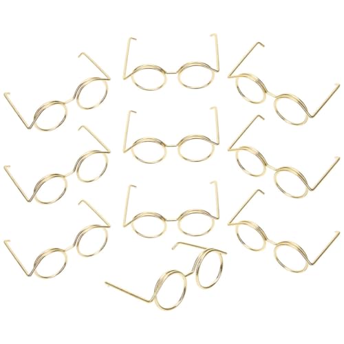 FRCOLOR 20Stücke Puppenbrillen Metallrand Miniatur Eyewear DIY Zubehör für Puppen Ergänzung für Fotografie und Puppenkostüme Tolles FRCOLOR 20Stücke Puppenbrillen Metallrand Miniatur Eyewear DIY Zubehör für Puppen Ergänzung für Fotografie und Puppenkostüme Tolles von FRCOLOR