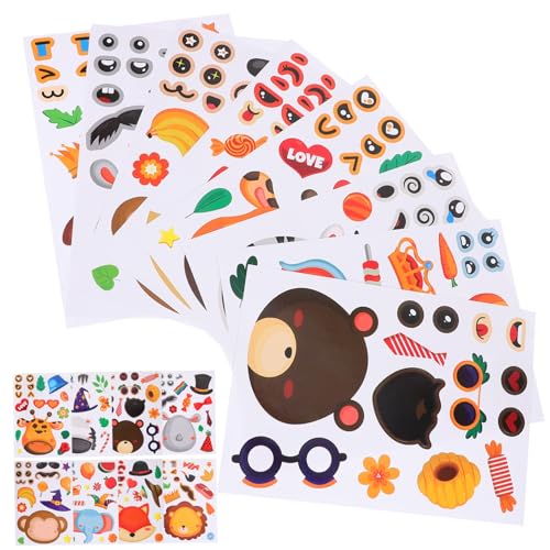 FRCOLOR 24 Blatt Tieraufkleber Belohnungssticker für DIY Handwerksaufkleber mit Tiermotiven für Unterricht Selbstklebend Belohnen von Leistungen FRCOLOR 24 Blatt Tieraufkleber Belohnungssticker für DIY Handwerksaufkleber mit Tiermotiven für Unterricht Selbstklebend Belohnen von Leistungen von FRCOLOR