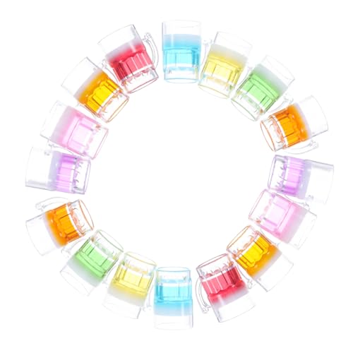 FRCOLOR 24 Stück Bunte Puppenhaus Kunststoff Bierkrüge für Rollenspiele Realistische Lebensmittel Requisiten Lehrreiche Spielzeuge zur Dekoration von FRCOLOR