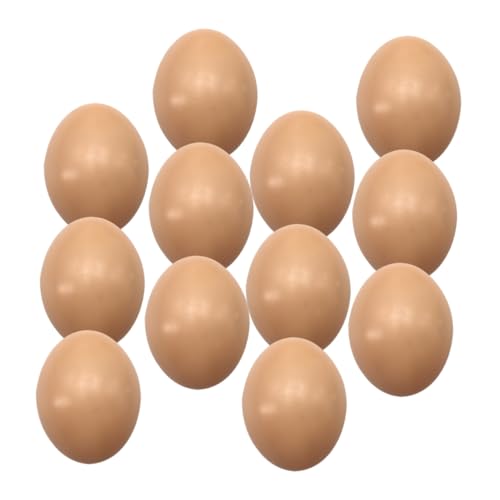 FRCOLOR 24 Stück DIY Fake Eier für Ostern Blanko Eier zum Bemalen Dekoration für Ostergärten Fotorequisiten für Kreative Bastelprojekte von FRCOLOR