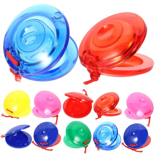 FRCOLOR 24 Stück Frühe Bildung Bunte Kastagnetten Percussion Instrumente Musikalisches für Kleinkinder Fördert Musikalisches Talent und Intellektuelle Entwicklung Zufällige FRCOLOR 24 Stück Frühe Bildung Bunte Kastagnetten Percussion Instrumente Musikalisches für Kleinkinder Fördert Musikalisches Talent und Intellektuelle Entwicklung Zufällige von FRCOLOR