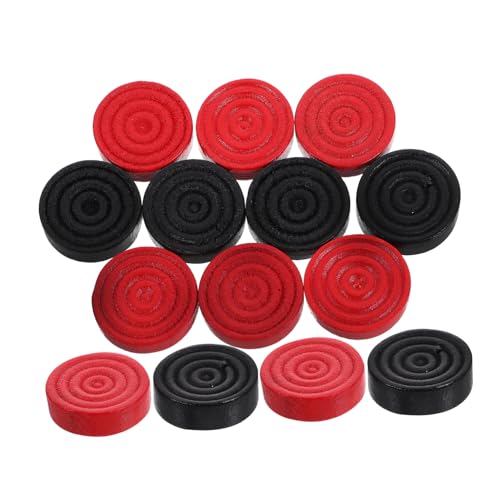 FRCOLOR 24 Stück Holz Schach und Dame Spielsteine Ersatzteile für Brettspiele Leicht und Tragbar für Spieleabende und an Freunde und Familie FRCOLOR 24 Stück Holz Schach und Dame Spielsteine Ersatzteile für Brettspiele Leicht und Tragbar für Spieleabende und an Freunde und Familie von FRCOLOR