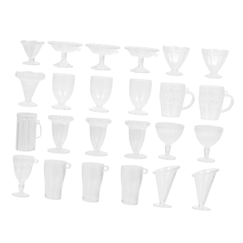 FRCOLOR 24 Stück Maßstab Realistische Kunststoff dessertbecher für Puppenhausdekoration Geeignet für Miniatur küchenszenen und Sammlerstücke FRCOLOR 24 Stück Maßstab Realistische Kunststoff dessertbecher für Puppenhausdekoration Geeignet für Miniatur küchenszenen und Sammlerstücke von FRCOLOR