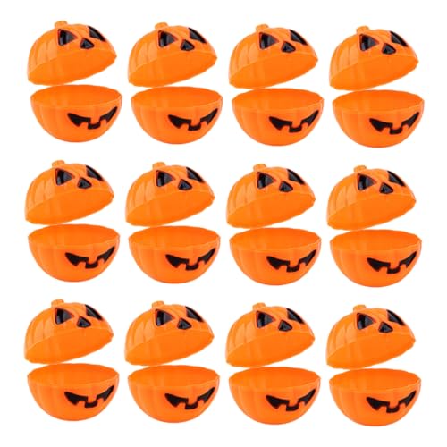 FRCOLOR 24 Stück Mini Kürbis Aufbewahrungsbox Füllbare Halloween Süßigkeiten Box im Kürbis Design für Partys und Leicht und Tragbar für Süßigkeiten und Streiche FRCOLOR 24 Stück Mini Kürbis Aufbewahrungsbox Füllbare Halloween Süßigkeiten Box im Kürbis Design für Partys und Leicht und Tragbar für Süßigkeiten und Streiche von FRCOLOR