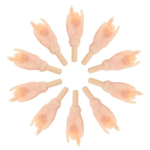 FRCOLOR 24stücke Kleine Puppenhände Für Puppen Zubehör Puppenkörper Teile Ersatz Puppenbastelbedarf Miniaturhände Für Puppenfiguren von FRCOLOR