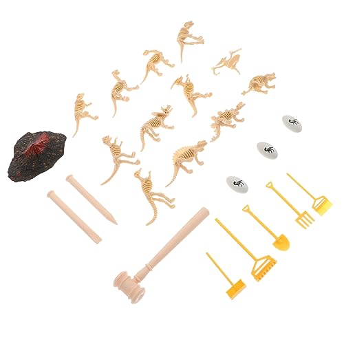 FRCOLOR 24 Stück Teiliges Dinosaurier Skelett Ausgrabungsset Realistisches DIY Archäologie für Fördert Kreativität und Lernspaß Pädagogisches Modell für Jungen und Mädchen FRCOLOR 24 Stück Teiliges Dinosaurier Skelett Ausgrabungsset Realistisches DIY Archäologie für Fördert Kreativität und Lernspaß Pädagogisches Modell für Jungen und Mädchen von FRCOLOR
