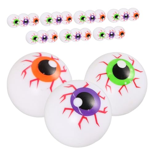 FRCOLOR 24 Stück Teiliges Halloween Augäpfel Dekorationen Realistische Hüpfende Augäpfel aus Kunststoff Bunten Farben für Halloween Cosplay und Partys für Kreative Bastelideen FRCOLOR 24 Stück Teiliges Halloween Augäpfel Dekorationen Realistische Hüpfende Augäpfel aus Kunststoff Bunten Farben für Halloween Cosplay und Partys für Kreative Bastelideen von FRCOLOR