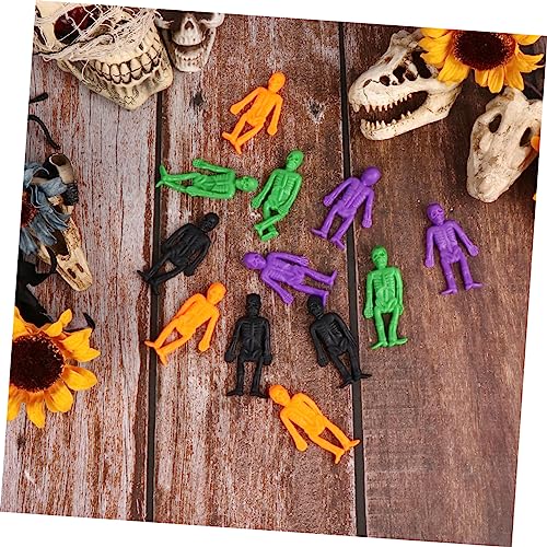 FRCOLOR 24 Stück Teiliges Halloween Skelett aus Weichem Kunststoff Lustige Schädel Figuren für Gruselige Partydeko Langlebig und Sicher für Mädchen und Jungen FRCOLOR 24 Stück Teiliges Halloween Skelett aus Weichem Kunststoff Lustige Schädel Figuren für Gruselige Partydeko Langlebig und Sicher für Mädchen und Jungen von FRCOLOR