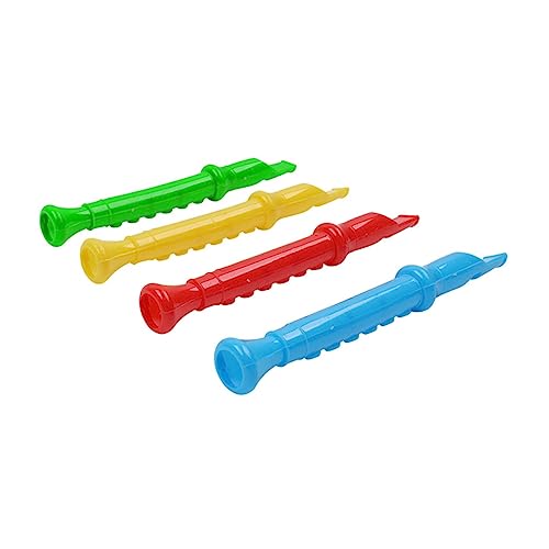 FRCOLOR 24 Stück Teiliges Kinderpfeifen Bunte Flöten Spielzeuge aus Langlebigem Kunststoff Pädagogisches Musikinstrument für Rhythmusgefühl und Musikalisches Interesse Zufällige Farbe von FRCOLOR