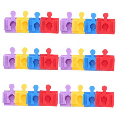 FRCOLOR 24 Stück Teiliges Kunststoff-schienenverbinder Bunte Zugschienen-Adapter Kompatibel mit Baustein-zugsets Stabiler Steckverbinder für Kreativen Spielspaß und Motorische FRCOLOR 24 Stück Teiliges Kunststoff-schienenverbinder Bunte Zugschienen-Adapter Kompatibel mit Baustein-zugsets Stabiler Steckverbinder für Kreativen Spielspaß und Motorische von FRCOLOR