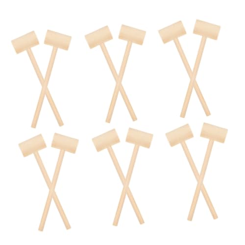 FRCOLOR 24 Stück Teiliges Mini Holzhammer für Sicherer Rundkanten Holzhammer zum Schokolade Zerbrechen und Basteln Natürliche Mallets Fördert Kreativität und Feinmotorik Beim FRCOLOR 24 Stück Teiliges Mini Holzhammer für Sicherer Rundkanten Holzhammer zum Schokolade Zerbrechen und Basteln Natürliche Mallets Fördert Kreativität und Feinmotorik Beim von FRCOLOR
