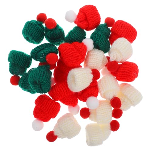 FRCOLOR 24 Stück Teiliges Mini Strickmützen aus Weicher Wolle in Klassischen Weihnachtsfarben Dehnbare Kleine Wollhüte für DIY Weihnachtsdeko Puppen und Bastelzubehör für Festliche FRCOLOR 24 Stück Teiliges Mini Strickmützen aus Weicher Wolle in Klassischen Weihnachtsfarben Dehnbare Kleine Wollhüte für DIY Weihnachtsdeko Puppen und Bastelzubehör für Festliche von FRCOLOR