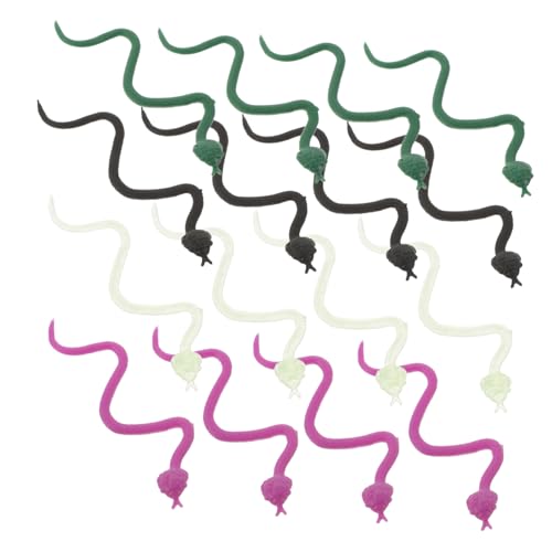 FRCOLOR 24 Stück Teiliges Realistische Gummischlangen für Halloween Dekorationen Flexibles und Biegsames Schlangenspielzeug für Streiche Party Accessoire und Gartenrequisiten Imitation FRCOLOR 24 Stück Teiliges Realistische Gummischlangen für Halloween Dekorationen Flexibles und Biegsames Schlangenspielzeug für Streiche Party Accessoire und Gartenrequisiten Imitation von FRCOLOR