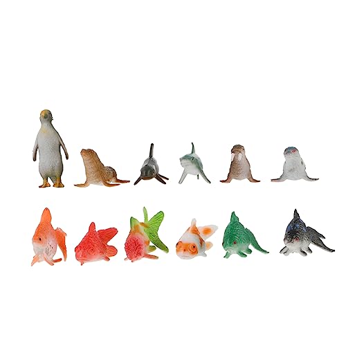 FRCOLOR 24 Stück Teiliges Realistische Meeresbewohner Figuren aus Umweltfreundlichem Pädagogisches und Aquarium Deko für Wasser Fotoaccessoire FRCOLOR 24 Stück Teiliges Realistische Meeresbewohner Figuren aus Umweltfreundlichem Pädagogisches und Aquarium Deko für Wasser Fotoaccessoire von FRCOLOR