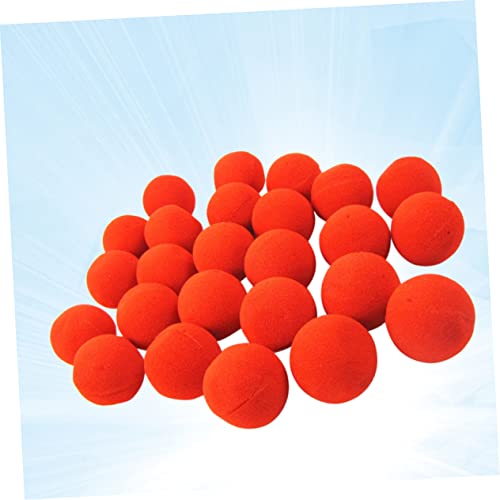 FRCOLOR 24 Stück Teiliges Schwamm Clown Nasen Rote Faschings Deko Langlebig für Erwachsene für Karneval Halloween Kostümpartys und Verkleidungen von FRCOLOR