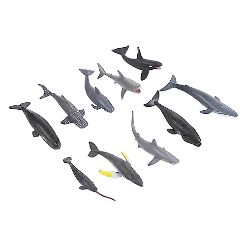 FRCOLOR 24 Stück Teiliges Set Simulierte Meereslebewesen Figuren Mini Meerestiere für Lernspielzeug Dekoration Aquarium Zubehör von FRCOLOR