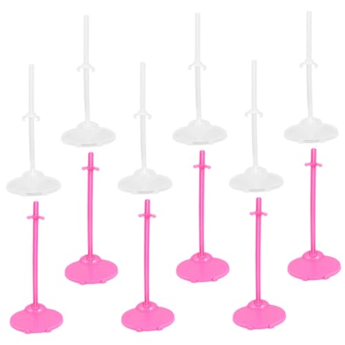 FRCOLOR 24 Stück Teiliges Transparent und Rosa Stabile Halterung für Kleine Puppen und Actionfiguren Tragbare Ständer für Puppenhaus Kreatives Design und rutschfeste Fixierung FRCOLOR 24 Stück Teiliges Transparent und Rosa Stabile Halterung für Kleine Puppen und Actionfiguren Tragbare Ständer für Puppenhaus Kreatives Design und rutschfeste Fixierung von FRCOLOR