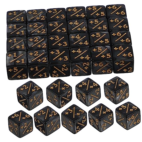 FRCOLOR 24 Stück Teiliges Würfelzähler mit Token Acryl Würfel für Kartenspiele und Lernspielzeuge für Kreatives Zubehör für Brettspiele und Partys von FRCOLOR