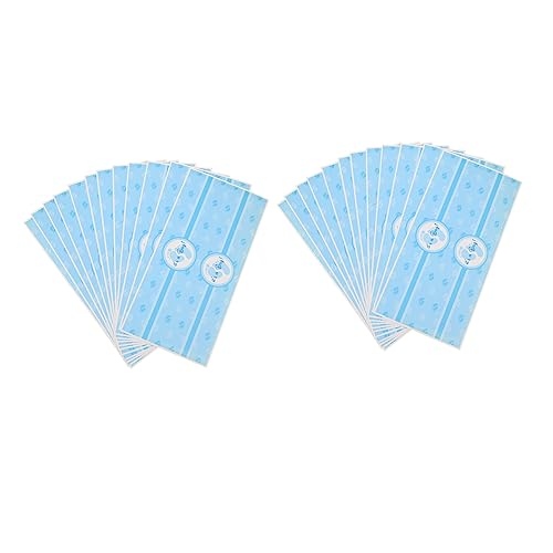 FRCOLOR 24 Stück Wasserflasche Aufkleber Geschlecht Enthüllung Sticker für Shower für Jungen Einfache Anwendung für Partys und Feiern von FRCOLOR