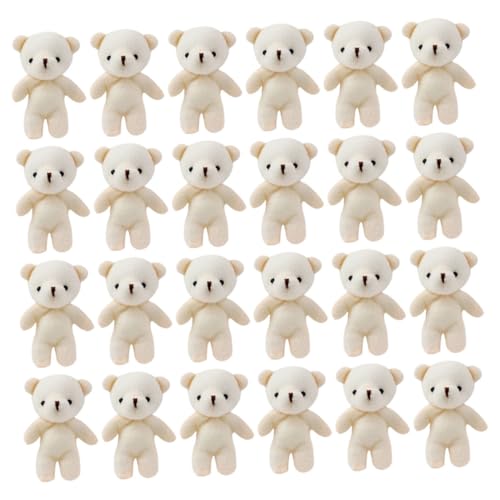 FRCOLOR 24Stücke Mini Bärenanhänger Süße Ausgestopfte Bärencharms für DIY Dekoration für Hochzeiten Geburtstagsfeiern Schlüsselanhänger FRCOLOR 24Stücke Mini Bärenanhänger Süße Ausgestopfte Bärencharms für DIY Dekoration für Hochzeiten Geburtstagsfeiern Schlüsselanhänger von FRCOLOR