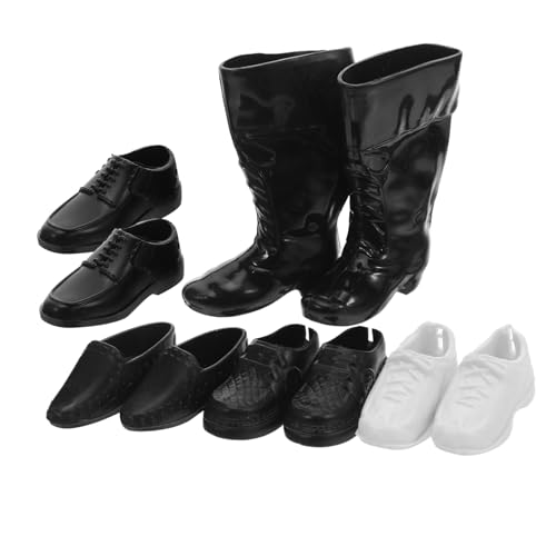 FRCOLOR 25paare Winzige Schuhe Plastik Ankleideschuhe Für Puppen Mini-schuhspielzeug Für Junge Mädchen Zum Basteln Und Rollenspielen Simulationsschuhe Als Puppenkostümzubehör von FRCOLOR