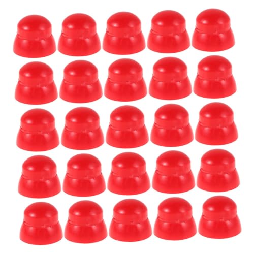FRCOLOR 25 Stück Kunststoff Schraubenkappen Schutzkappen für Spielplatzschrauben Sicherheitsschutz vor Verletzungen und Kleidungsfängern Geeignet für Rutschen und Klettergeräte Einfache von FRCOLOR
