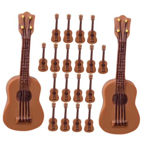 FRCOLOR 25 Stück Miniatur Gitarren Modell Teiliges aus Harz für Puppenhaus Dekoration Kreatives Musikinstrument Miniatur Zubehör für Realistische Mini Häuser FRCOLOR 25 Stück Miniatur Gitarren Modell Teiliges aus Harz für Puppenhaus Dekoration Kreatives Musikinstrument Miniatur Zubehör für Realistische Mini Häuser von FRCOLOR