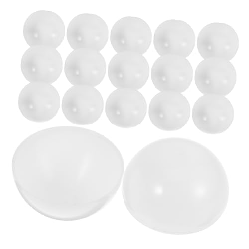 FRCOLOR 25 Stück Runder Spielball Kaugummiautomat Kapseln für Tombola und Partygeschenke Leere Kunststoffkugeln zum Befüllen Weiß FRCOLOR 25 Stück Runder Spielball Kaugummiautomat Kapseln für Tombola und Partygeschenke Leere Kunststoffkugeln zum Befüllen Weiß von FRCOLOR