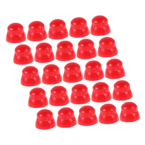 FRCOLOR 25 Stück Schraubenmutter Schutzkappen aus Kunststoff Wetterbeständig und Uv Resistent für Spielplatzgeräte Wie Rutschen und Klettergerüste durch Abdeckung Bunte Schutzkappen für von FRCOLOR