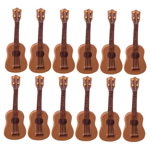 FRCOLOR 25 Stück Teiliges Mini Gitarren Modellset Realistische Miniatur Gitarren Deko für Puppenhaus Vintage Instrument Nachbildung Kleine Musikinstrumente Mini Haus Dekoration DIY FRCOLOR 25 Stück Teiliges Mini Gitarren Modellset Realistische Miniatur Gitarren Deko für Puppenhaus Vintage Instrument Nachbildung Kleine Musikinstrumente Mini Haus Dekoration DIY von FRCOLOR