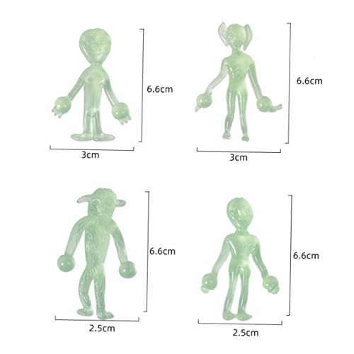 FRCOLOR 28 Stück Teiliges TPR Weiches Fingerstart Prankspielzeug mit Leucht Leucht Skull Designs Stressabbau und Zufälliger Stil für Jungen und Mädchen Partyspaß von FRCOLOR