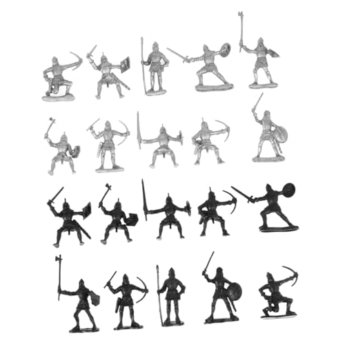 FRCOLOR 28 Stücke Plastiksoldaten Satz Reiter Modell Spielzeug für Kinder Sicheres Kunststoff Soldaten Spielzeug für Interaktive Spiele für Jungen und Mädchen Militärfiguren und Spielsets FRCOLOR 28 Stücke Plastiksoldaten Satz Reiter Modell Spielzeug für Kinder Sicheres Kunststoff Soldaten Spielzeug für Interaktive Spiele für Jungen und Mädchen Militärfiguren und Spielsets von FRCOLOR