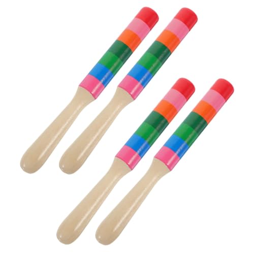 FRCOLOR 2Paare Holz Rhythmusstöcke Percussion Instrumente für Robuste und Sichere Musikstäbe mit Abgerundeten Kanten für Musikunterricht FRCOLOR 2Paare Holz Rhythmusstöcke Percussion Instrumente für Robuste und Sichere Musikstäbe mit Abgerundeten Kanten für Musikunterricht von FRCOLOR