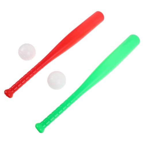 FRCOLOR Baseballspielzeug für Kinder 2 Stück Trainings Baseballschläger für Outdoor Garten Freizeit Leichtes Sicheres Spielzeug für Drinnen und Draußen von FRCOLOR