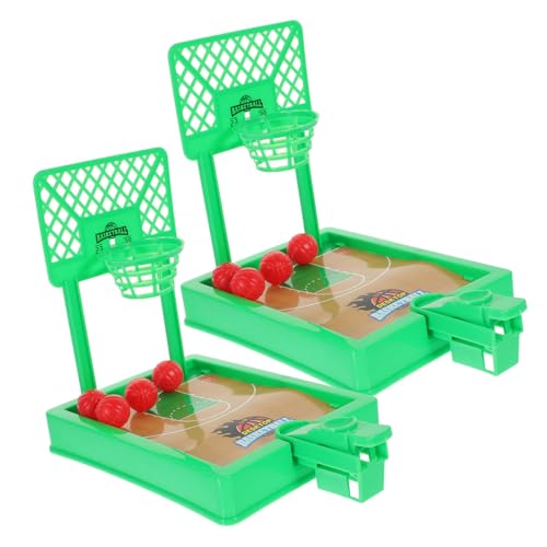 FRCOLOR 2 Satz Tisch Basketballspiel Spielzeug für Kinder Interaktives Desktop Sportspiel mit 4 Bällen Fördert Eltern Kind Beziehung Kleiner Sportspielzeug für Drinnen und Draußen von FRCOLOR