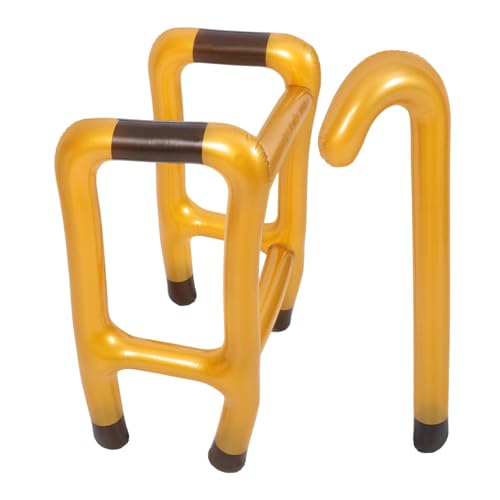 FRCOLOR 2Stücke Aufblasbares Krückenspielzeug Requisiten Für Halloween Partys Langlebig Vielseitig Einsetzbar Für Bühnenaufführungen Strandspiele Kreative von FRCOLOR