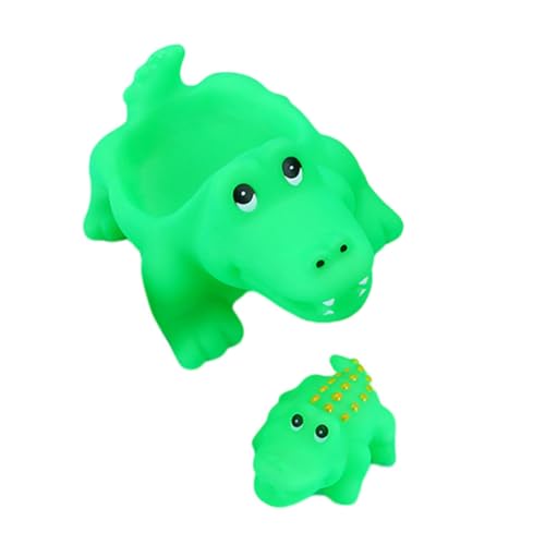 FRCOLOR 2Stücke Cartoon Krokodil Badewannenspielzeug Set für Kleinkinder Schwimmendes Duschspielzeug für Sicheres und Lehrreiches Badespielzeug für Jungen und Mädchen FRCOLOR 2Stücke Cartoon Krokodil Badewannenspielzeug Set für Kleinkinder Schwimmendes Duschspielzeug für Sicheres und Lehrreiches Badespielzeug für Jungen und Mädchen von FRCOLOR