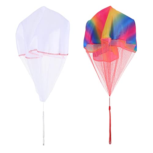 FRCOLOR 2 Stücke Handwurf Fallschirmspielzeug für Kinder Kreatives Flugspielzeug aus Leichtem Recycelbarem Material für Outdoor Aktivitäten Fördert Kreativität und Geschicklichkeit FRCOLOR 2 Stücke Handwurf Fallschirmspielzeug für Kinder Kreatives Flugspielzeug aus Leichtem Recycelbarem Material für Outdoor Aktivitäten Fördert Kreativität und Geschicklichkeit von FRCOLOR