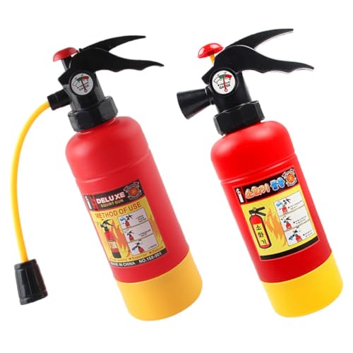 FRCOLOR 2Stücke Feuerlöscher Wasser für Wassersprühspielzeug für Strand Interaktive Sommeraktivität für Jungen und Mädchen Robustes Kunststoffdesign für Endlosen Spaß von FRCOLOR