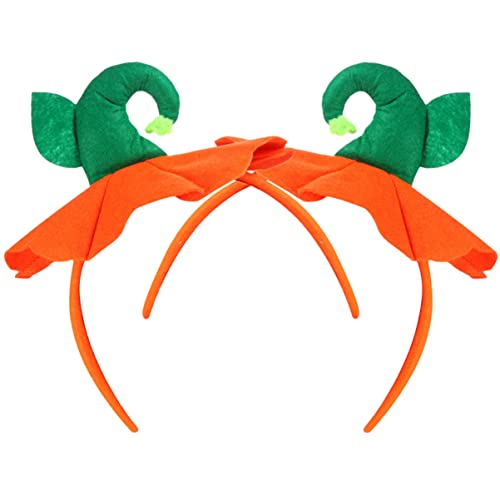 FRCOLOR 2Stücke Halloween Kürbishut Stirnband Lustige Kopfbedeckung für Frauen Mädchen und Haarzubehör für Halloween Kostüme und Partys FRCOLOR 2Stücke Halloween Kürbishut Stirnband Lustige Kopfbedeckung für Frauen Mädchen und Haarzubehör für Halloween Kostüme und Partys von FRCOLOR