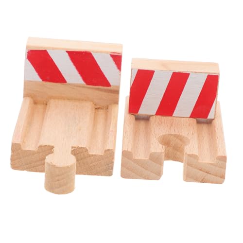 FRCOLOR 2Stücke Holz Eisenbahngleis Zubehör für Stoppgleis für Kreatives Spiel mit Hölzernen Bahnschienen Robust und Langlebig Fördert Geschicklichkeit und Fantasie FRCOLOR 2Stücke Holz Eisenbahngleis Zubehör für Stoppgleis für Kreatives Spiel mit Hölzernen Bahnschienen Robust und Langlebig Fördert Geschicklichkeit und Fantasie von FRCOLOR