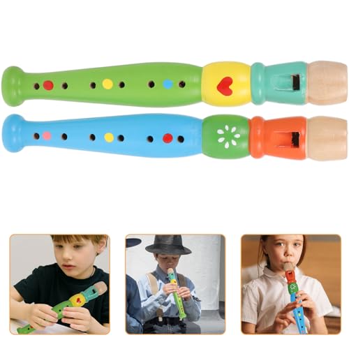 FRCOLOR 2Stücke Holz Piccolo Flöten für Musikinstrumente Kreativität und Musikalität Pädagogisches für Kleinkinder und Anfänger Farben Zufällig FRCOLOR 2Stücke Holz Piccolo Flöten für Musikinstrumente Kreativität und Musikalität Pädagogisches für Kleinkinder und Anfänger Farben Zufällig von FRCOLOR