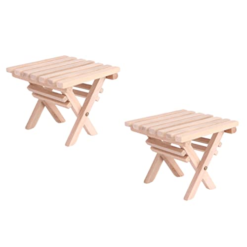 FRCOLOR 2Stücke Miniatur Klapptisch Modelle aus Holz für Puppenhaus Dekoration Exquisites Design für Schlafzimmer und Wohnzimmer Langlebig und Realistisch FRCOLOR 2Stücke Miniatur Klapptisch Modelle aus Holz für Puppenhaus Dekoration Exquisites Design für Schlafzimmer und Wohnzimmer Langlebig und Realistisch von FRCOLOR