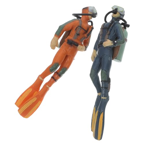 FRCOLOR 2Stücke Miniatur Taucher Figur Robuste Dekoration für Aquarien Kompakte Taucher Statuen für Sandtisch und Landschaftsdesign für Kleine Aquarien FRCOLOR 2Stücke Miniatur Taucher Figur Robuste Dekoration für Aquarien Kompakte Taucher Statuen für Sandtisch und Landschaftsdesign für Kleine Aquarien von FRCOLOR