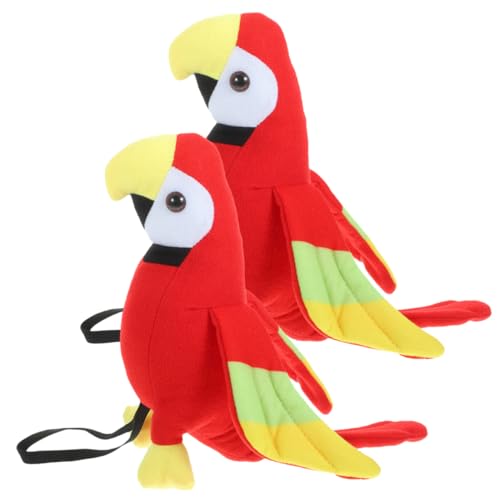 FRCOLOR 2Stücke Plüsch Papagei der Schulter Cosplay Zubehör für Piraten Kostüme Party Dekoration für Geburtstagsfeiern und Halloween FRCOLOR 2Stücke Plüsch Papagei der Schulter Cosplay Zubehör für Piraten Kostüme Party Dekoration für Geburtstagsfeiern und Halloween von FRCOLOR