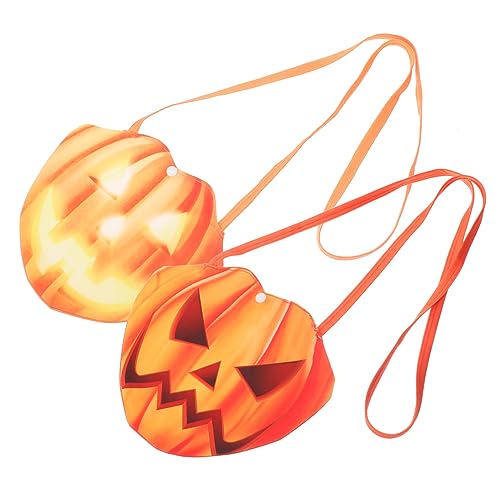 FRCOLOR 2Stücke Teiliges Halloween Geschenkverpackungsbeutel Mit Muster Für Süßigkeiten Partyzubehör Für Halloween Dekoration Cosplay FRCOLOR 2Stücke Teiliges Halloween Geschenkverpackungsbeutel Mit Muster Für Süßigkeiten Partyzubehör Für Halloween Dekoration Cosplay von FRCOLOR